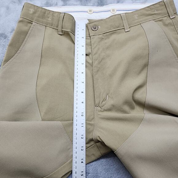 Vintage 80s LL Bean Pants Mens 34 Tan Ambush Briar Brush Guard Duck‎ Hunting - Picture 10 of 13